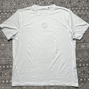 Greyson Guide Sport Mens Large Gray Short Sleeve Performance T Shirt Center Logo